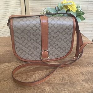 Celine Macadam Crossbody Shoulder Bag